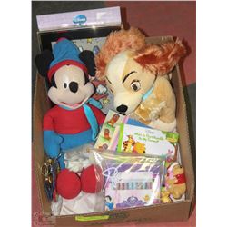BOX WALT DISNEY PRODUCTS - MICKEY, LADY