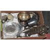 Image 1 : BOX W/SILVER PLATED ITEMS INCL - SANTA