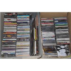 2 BOXES OF ASSORTED CD'S