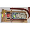 Image 1 : LOT OF 2 SLEIGHS, ONE KIDS FUNCTIONAL, ONE