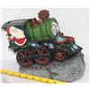 Image 1 : SOLAR SANTA IN A GREEN TRAIN
