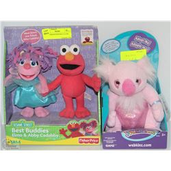 NEW WEBLINC/FISH PRICE PLUSH TOYS