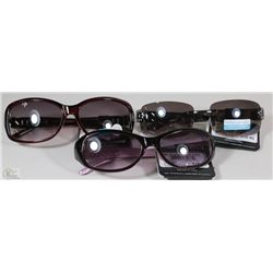 THREE NEW PAIRS OF LADIES FOSTER GRANT SUNGLASSES