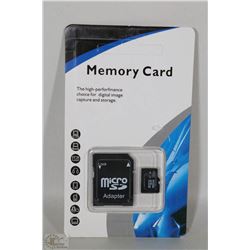 NEW 32GB MICRO SD CARD WITH ADAPTOR