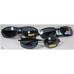THREE NEW PAIRS OF MENS FOSTER GRANT SUNGLASSES