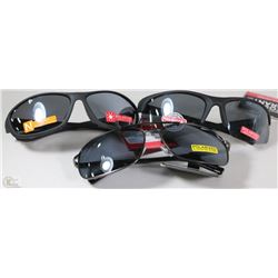 THREE NEW PAIRS OF MENS FOSTER GRANT SUNGLASSES