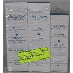 NEW "CLEAR NOW" SKIN CARE SYSTEM - ACNE