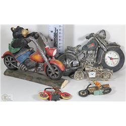 FLAT OF MOTORCYCLE ORNAMENTS