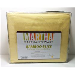 NEW QUEEN SIZE MARTHA STEWART BAMBOO SHEET SET