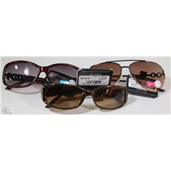 THREE NEW PAIRS OF LADIES FOSTER GRANT SUNGLASSES