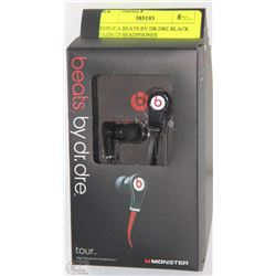 REPLICA BEATS BY DR DRE BLACK EARBUD HEADPHONES