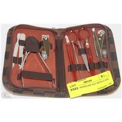 10 PIECE MANICURE SET WITH CASE