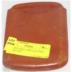 ANTIQUE CIRCA 1890'S LEATHER CIGAR CASE