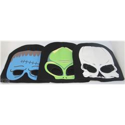 3PK GLOW IN THE DARK TOQUES