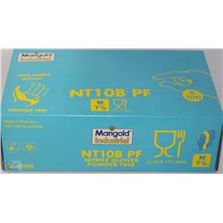 CASE OF NITRILE GLOVES SIZE MEDIUM