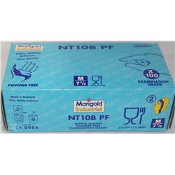 CASE OF NITRILE GLOVES SIZE MEDIUM