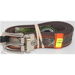 NEW REAL TREE MENS BELT SIZE 42-44