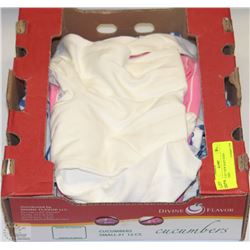 FLAT OF 7 NEW BABY BORN CLOTHES