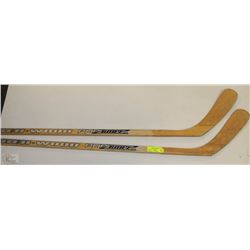 2 SHERWOOD PMP 6087R LEFT HANDED HOCKEY STICKS