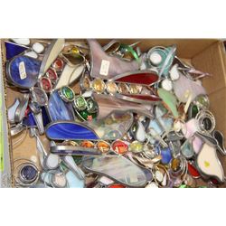 FLAT OF STAINED GLASS ANGELS AND MORE