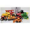 Image 1 : FLAT OF DIE CAST CARS INCL JOHN DEERE , TONKA