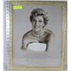 Image 1 : PRINCESS DIANA MEMORIAL FRAMED PRINT