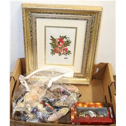 LOT OF COLLECTORS SHOE ORNAMENTS, PETIT POINT