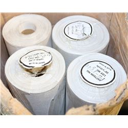 LOT OF 4 ROLLS COMMERCIAL WALLPAPER
