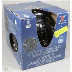 ITECH YOUTH SIZE 6 HOCKEY HELMET WITH CAGE GUARD