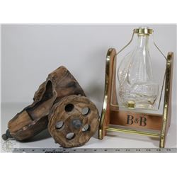 2 WINE / LIQUOR BOTTLE HOLDER