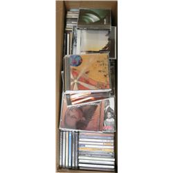 BOX OF 108PC. OF CD'S