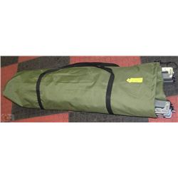 FOLDING SINGLE METAL AND CANVAS COT