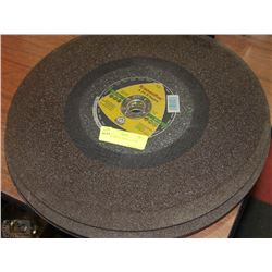 LOT OF FIVE 16" STEEL CUTOFF DISKS