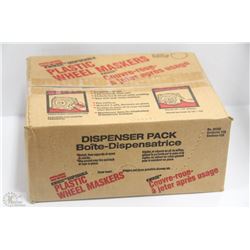 CASE OF DISPOSABLE WHEEL COVERS FOR PAINTERS