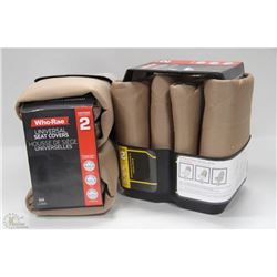 CASE OF UNIVERSAL SEAT COVERS - TAN