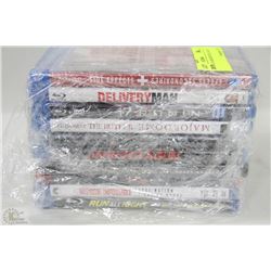 BUNDLE OF 10 ASSORTED BLU-RAY DVD'S