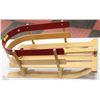 Image 1 : CHILDS WOODEN SLED WITH HANDLE