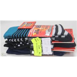 3 PACK OF MENS INFRARED HEAT WAVE SOCKS
