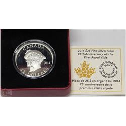 28) RCM 2014 $25 ULTRA-HIGH RELIEF FINE SILVER