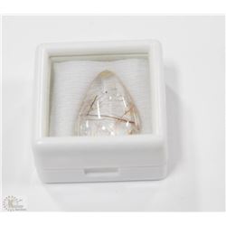 39) NATURAL GHOST RUTILATED QUARTZ 15.7CT