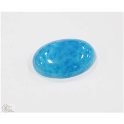 53) BLUE DRAGON VEINS AGATE OVAL CAB 38CT