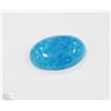 Image 1 : 53) BLUE DRAGON VEINS AGATE OVAL CAB 38CT