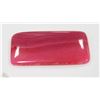 Image 1 : 60) ROSE RED AGATE PENDANT BEAD 125CT