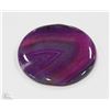Image 1 : 61) GREEN PURPLE AGATE PENDANT 103CT