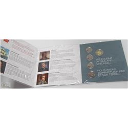 19) RCM 2012 THE WAR OF 1812 COLLECTION COIN SET