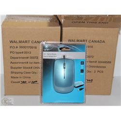 2 CASES OF SLIM OPTICAL WIRED MICE