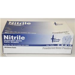 CASE OF 100 DISPOSABLE NITRILE GLOVES