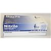 Image 1 : CASE OF 100 DISPOSABLE NITRILE GLOVES
