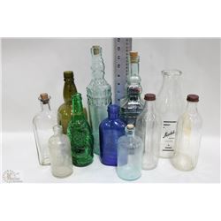 FLAT OF OLD BOTTLES