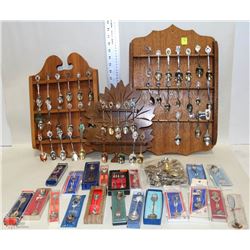 BOX WITH 3 SPOON DISPLAYS & EXTRA SPOONS
